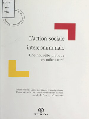 cover image of L'action sociale intercommunale